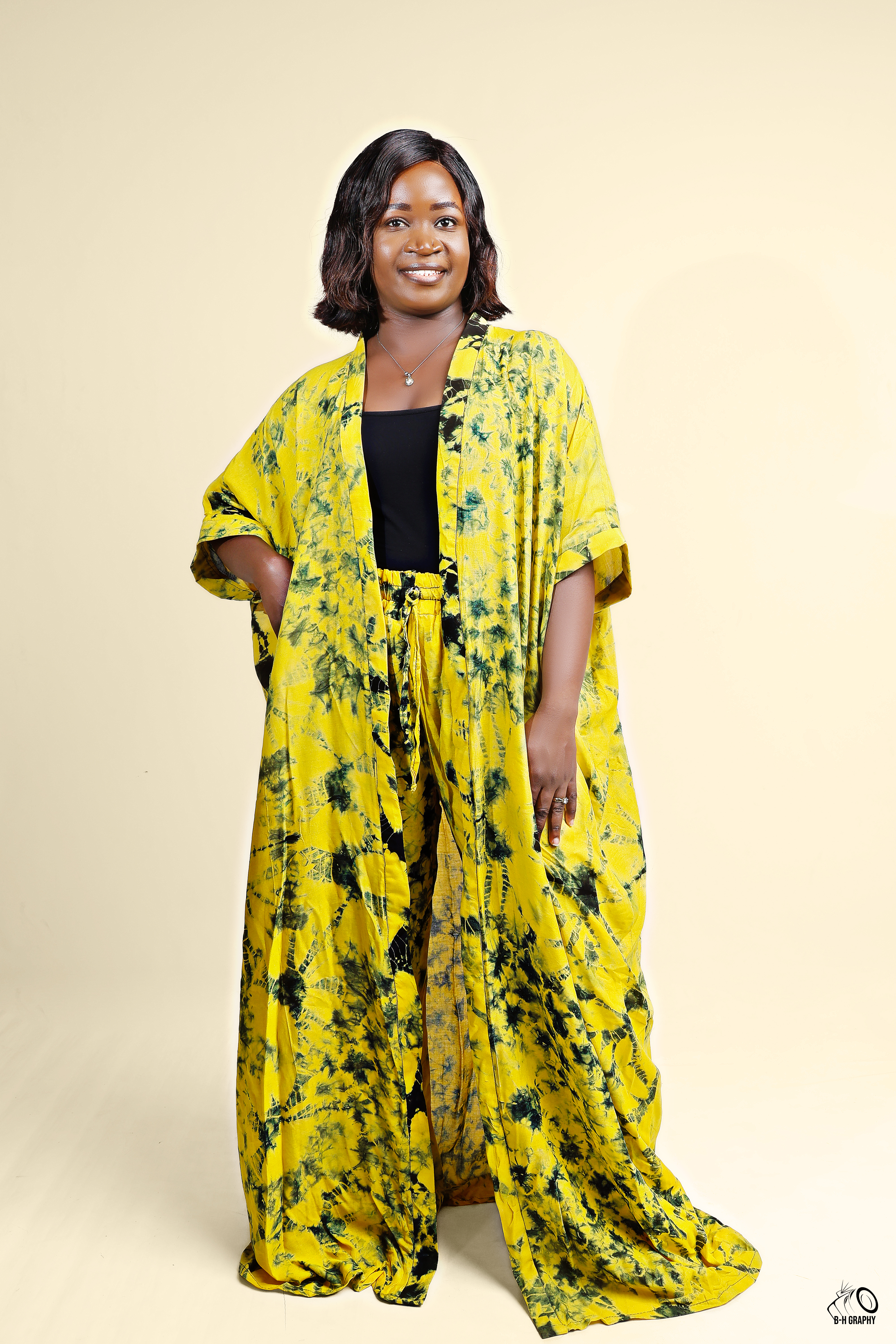 Ensemble pantalon et kimono