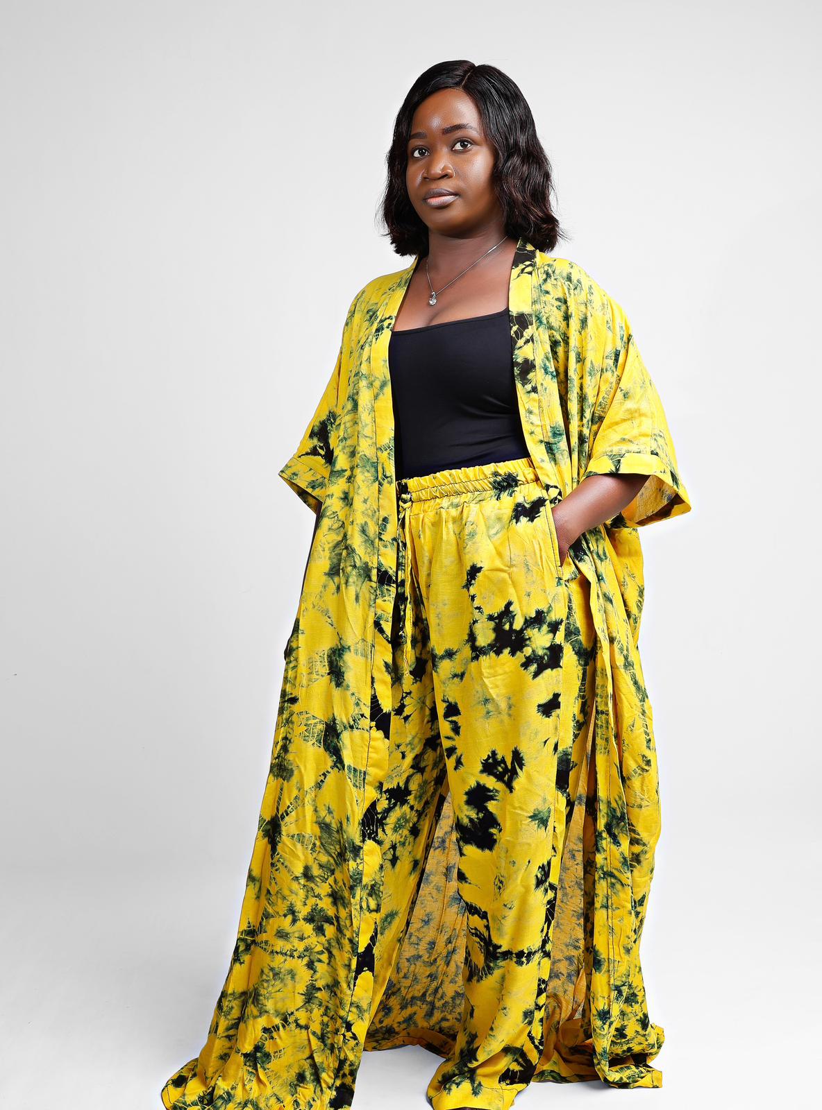 Ensemble pantalon et kimono
