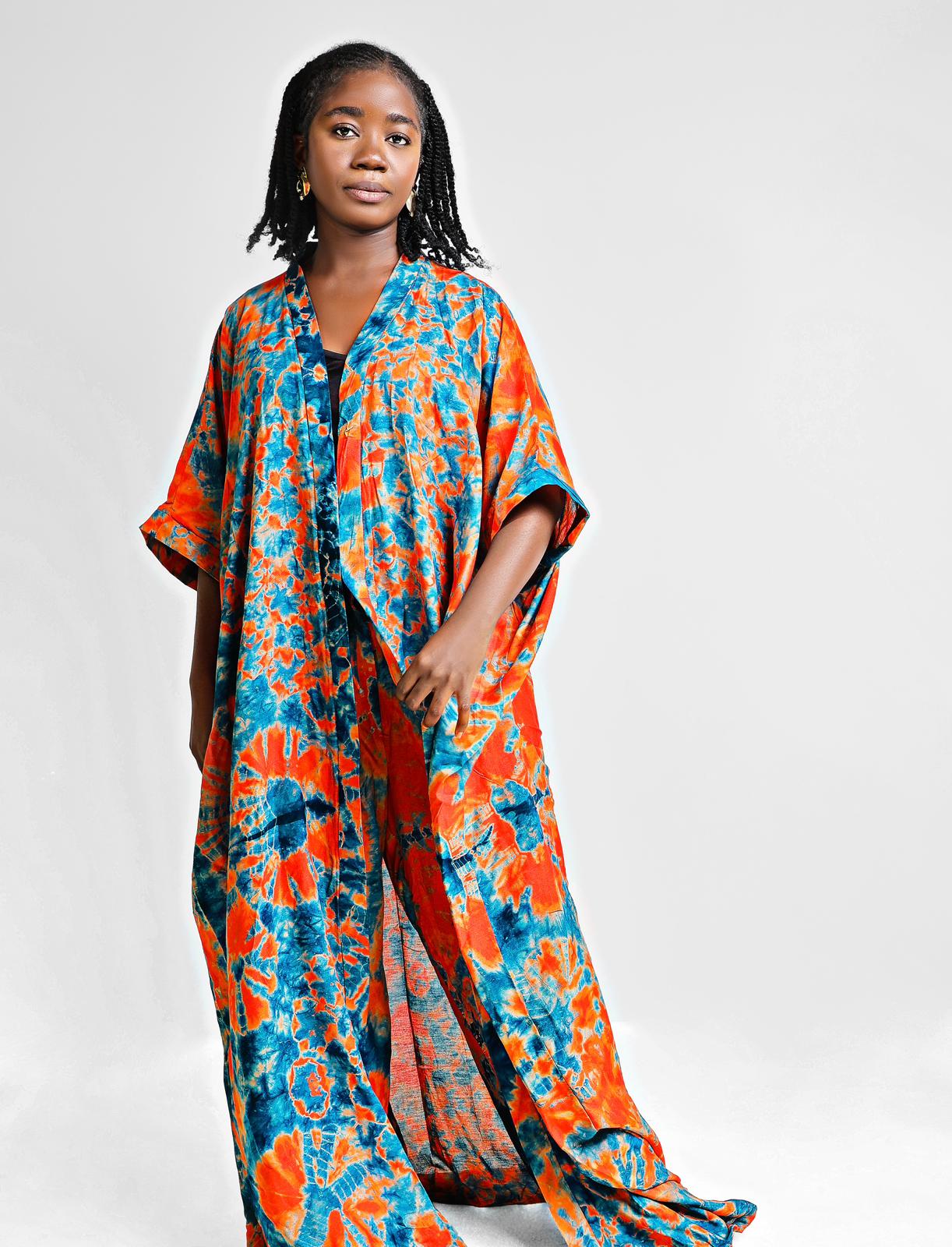 Ensemble pantalon et kimono